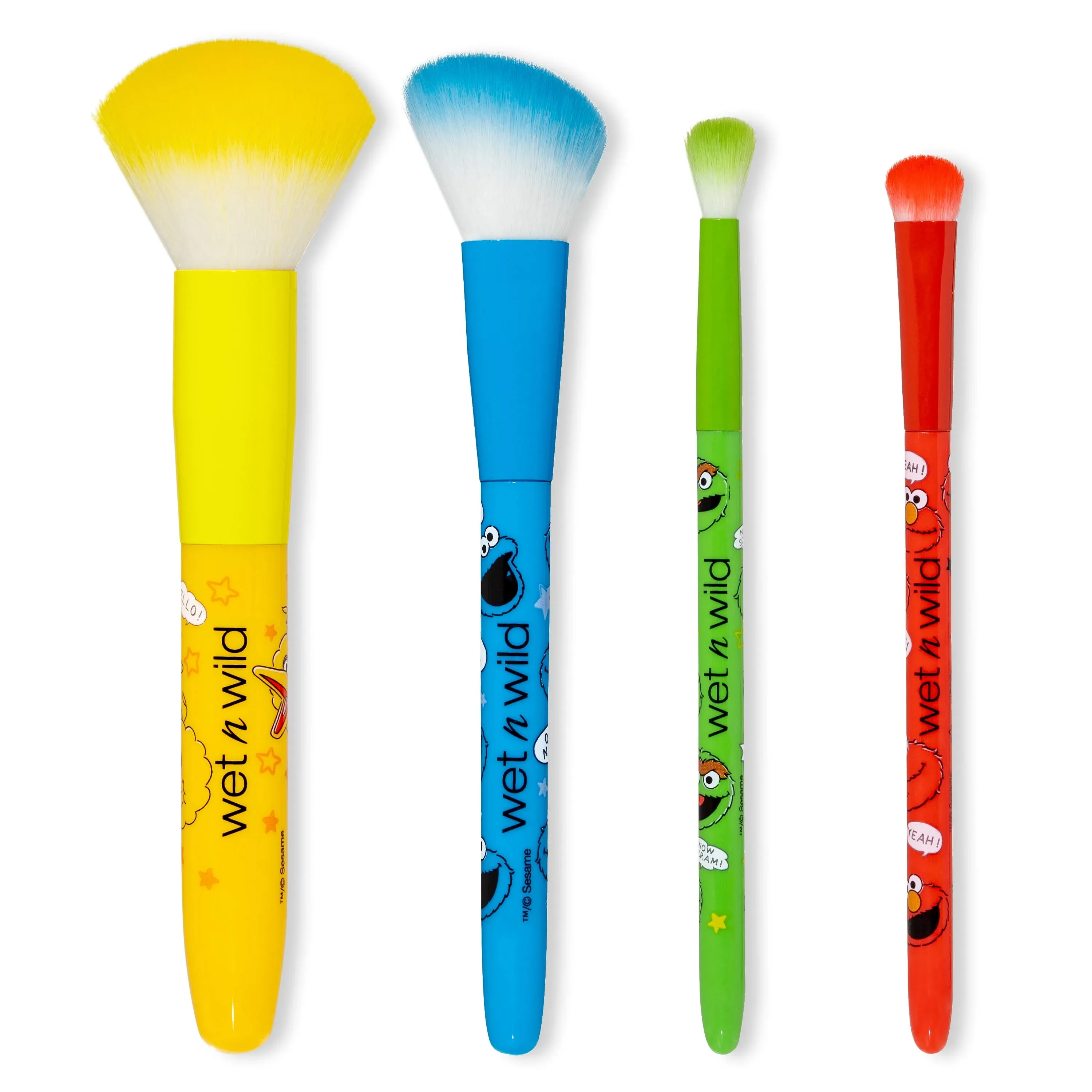 Wet N Wild Sesame Street Sesame Street Makeup Brush Set, Limited Edition