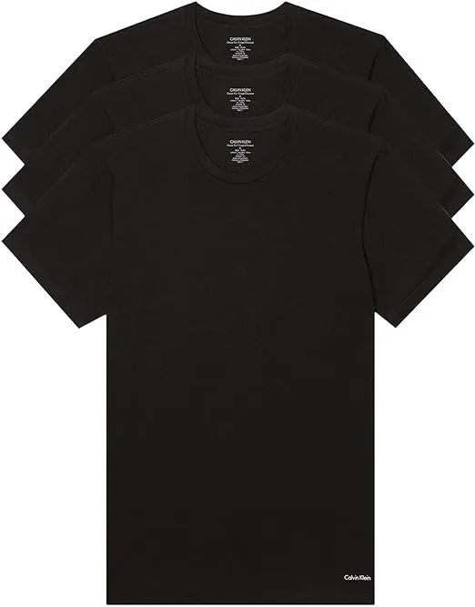 Calvin Klein Camisetas de algodón clásicas para hombre (3 unidades)