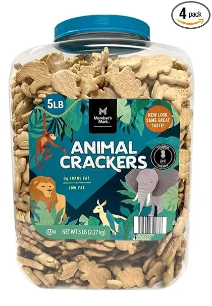 Members Mark Animal Crackers 5 lbs. - Pack of 4