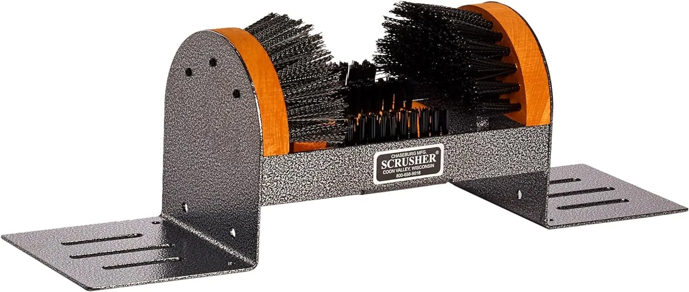 Big Boot Brush & Scrubber - The Original Scrusher Big Boot and Shoe Cleaner - Weather Proof Boot Scrubber