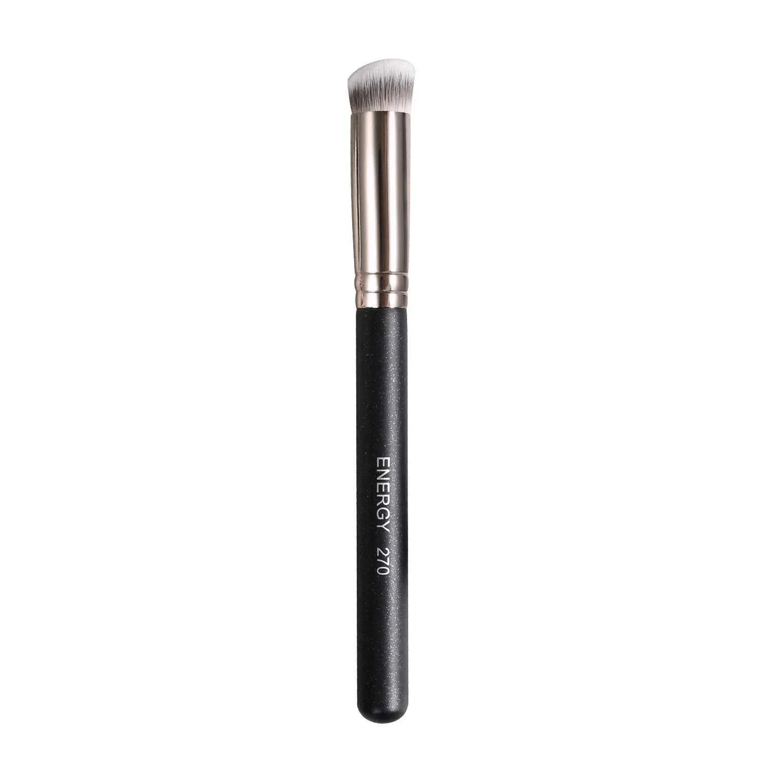 Concealer Brush Under Eye Mini Angled Flat Top Kabuki Nose Contour Brush for