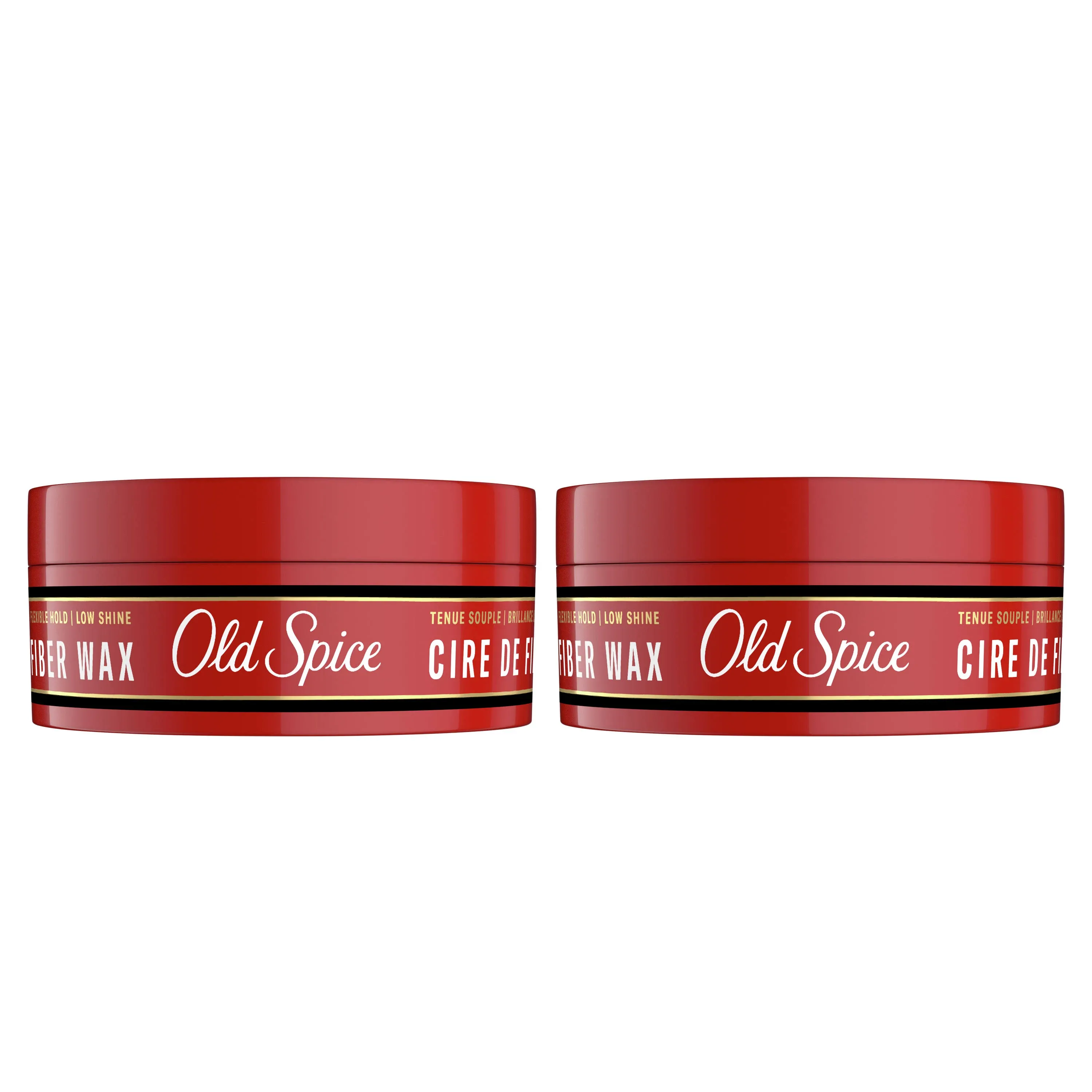 Old Spice, Hair Styling Fiber Wax for Men Flexible HoldLow Shine 2.22 Each Twin ...