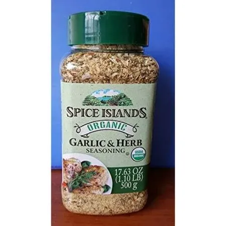 Spice Islands Organic Garlic & Herb Seasoning 17.6oz