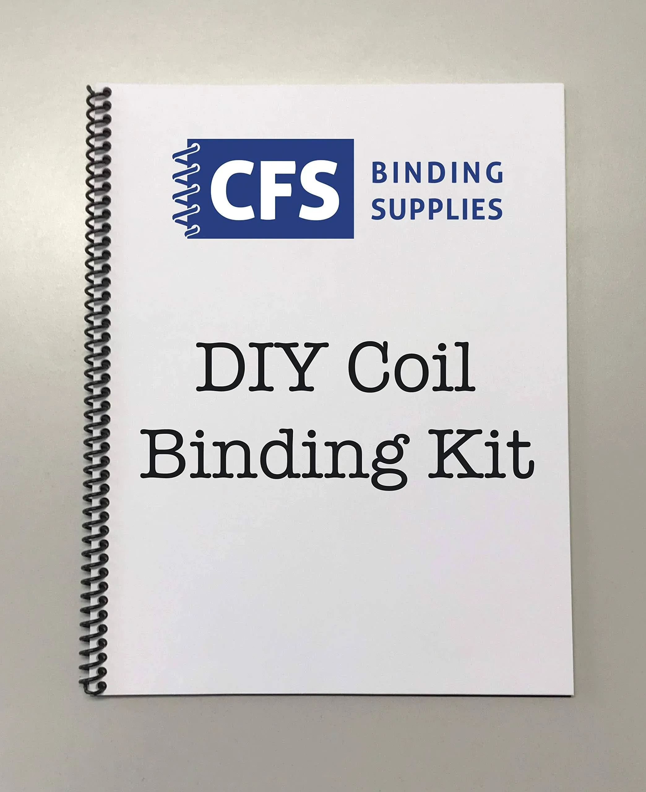 DIY Coil Binding Kit - 25 Books (Includes Pre-Punched Paper &amp; Covers