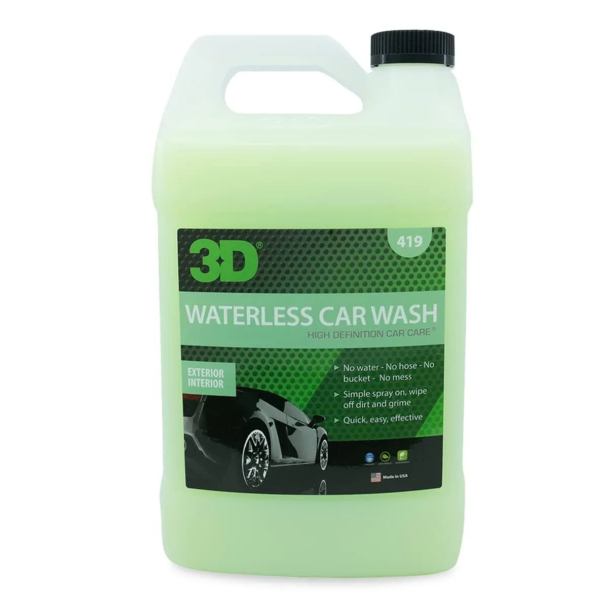 3D Waterless Car Wash 1 gal.