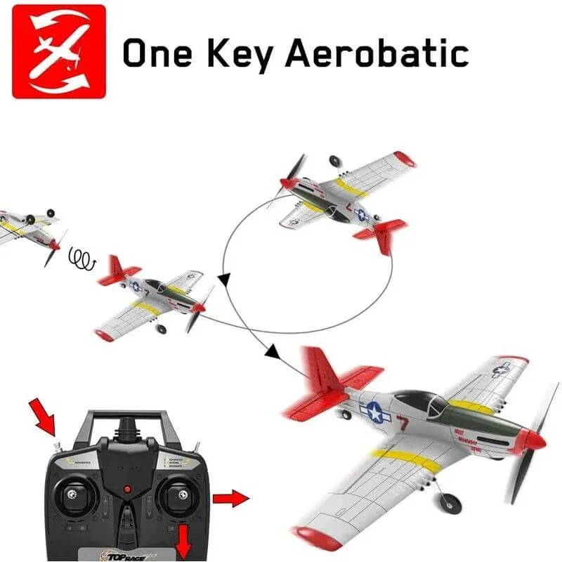 Top Race Remote Control Airplane | RC Plane 4 Channel Ready to Fly RC Planes for ...