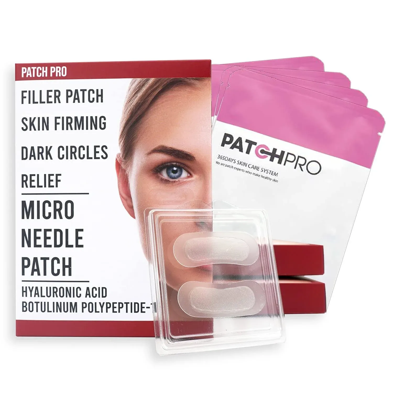 Patch Pro Micro Needle Patch (4 Pairs) Eye Mask Anti Aging & Anti Wrinkle Korean