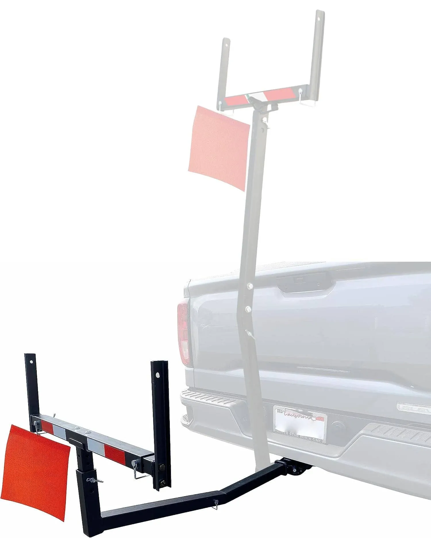 Maxxhaul 70231 Hitch Mount Truck Bed Extender (FOR Ladder, Rack, Canoe, Kayak, Long Pipes and Lumber)