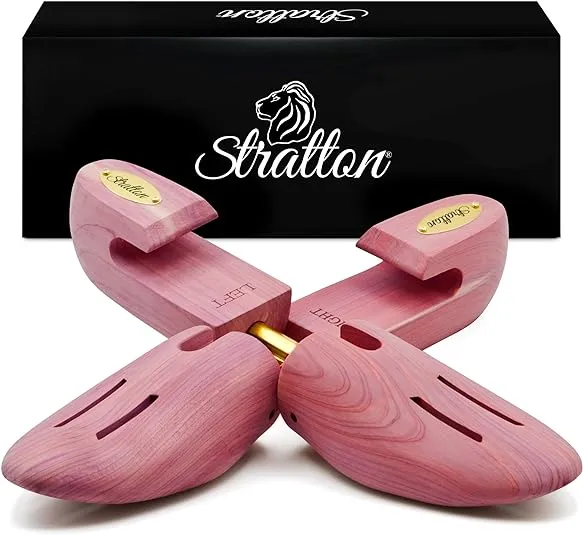 Stratton Cedar Shoe Trees for Men | Wooden Shoe Stretcher | Grown in USA | Great Gift for Men