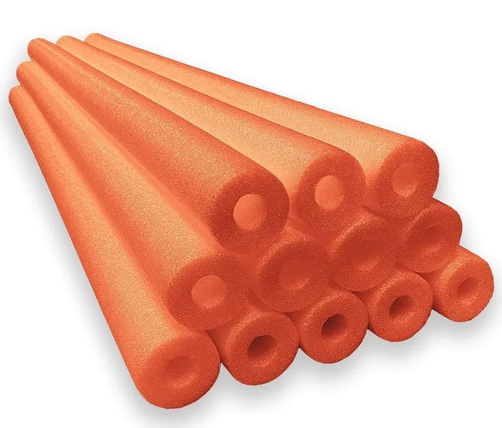 Oodles of Noodles 12 Pack of 52 inch Foam -Orange