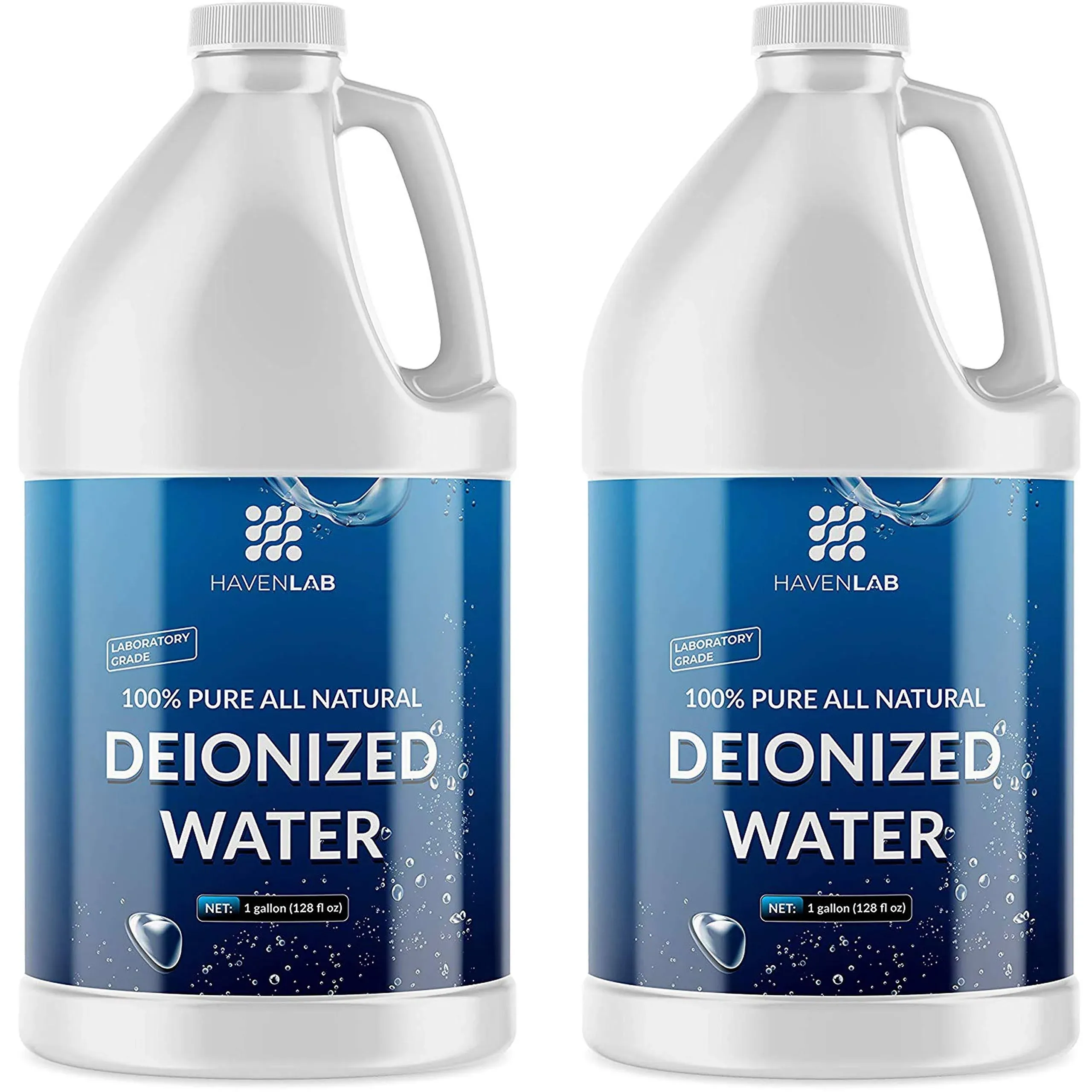 Haven Lab Deionized Water - Distilled Hydrogen Solution - Demineralized Purif...