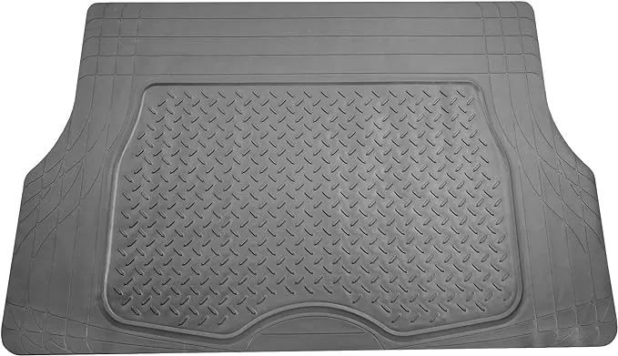 FH Group ClimaProof for All Weather Protection Universal Fit Premium Quality Trimmable Automotive Cargo Mat/Trunk Liner Fits Most Cars, SUVs, and Trucks Gray