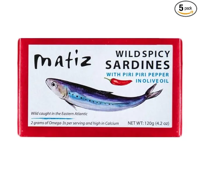 Matiz Gallego Wild Piri Piri Spicy Sardines in Olive Oil