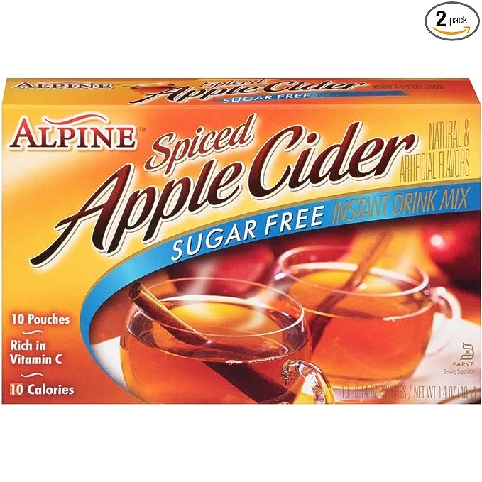 Alpine Drink Mix Spiced Sugar Free Apple Cider