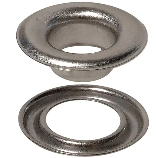 Stimpson ESPGW2SS500 Self-Piercing Sheet Metal Grommet and Washer Set - Marine Grade Stainless Steel 304 Reliable, Durable, Heavy-Duty Machine Parts - #2 Set (500 Sets of Each)