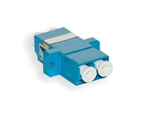 LC to LC Duplex Female/Female Fiber Coupler, Multimode or Singlemode