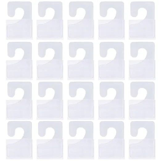 Jomevia Clear Self Adhesive Hang Tabs Hooks Plastic 10.6*16.5inch, 