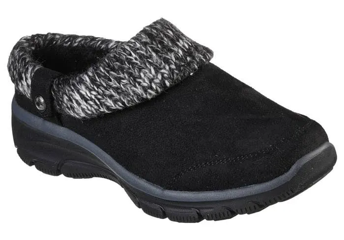 Skechers Women's Easy Going-Good Duo Mule, Black - 5.5