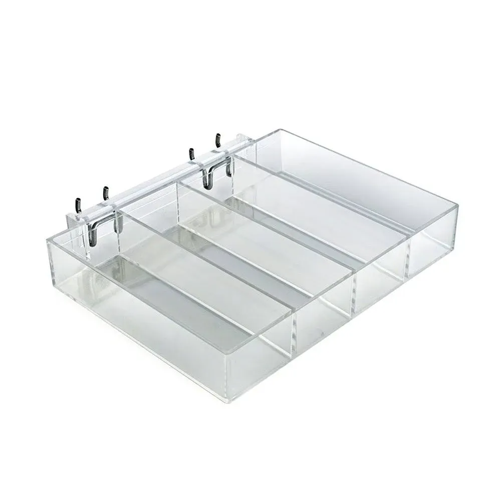 Four Compartment Tray for Peg/Slat/Counter, PK2