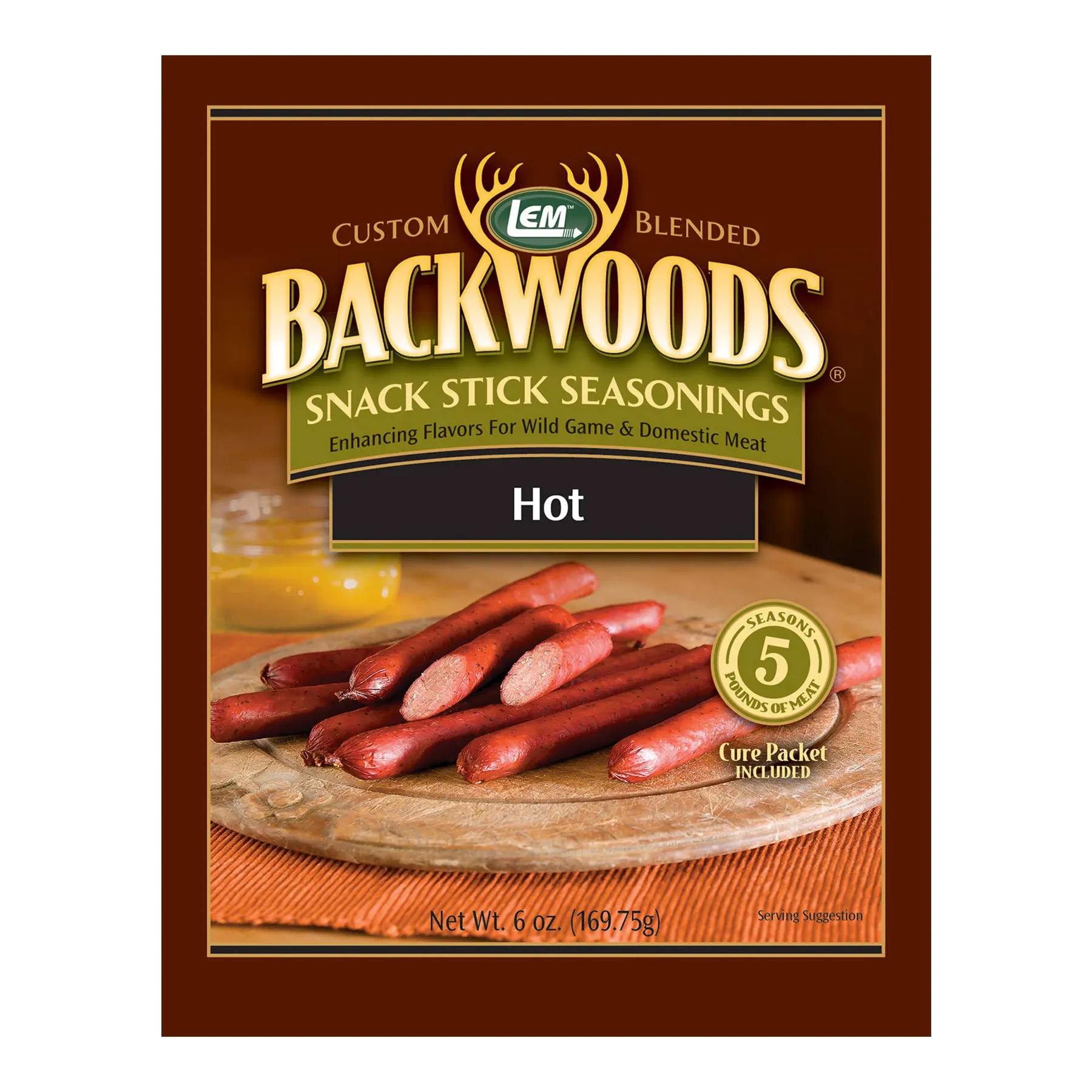 Backwoods Hot Stick Seasoning with Cure Packet