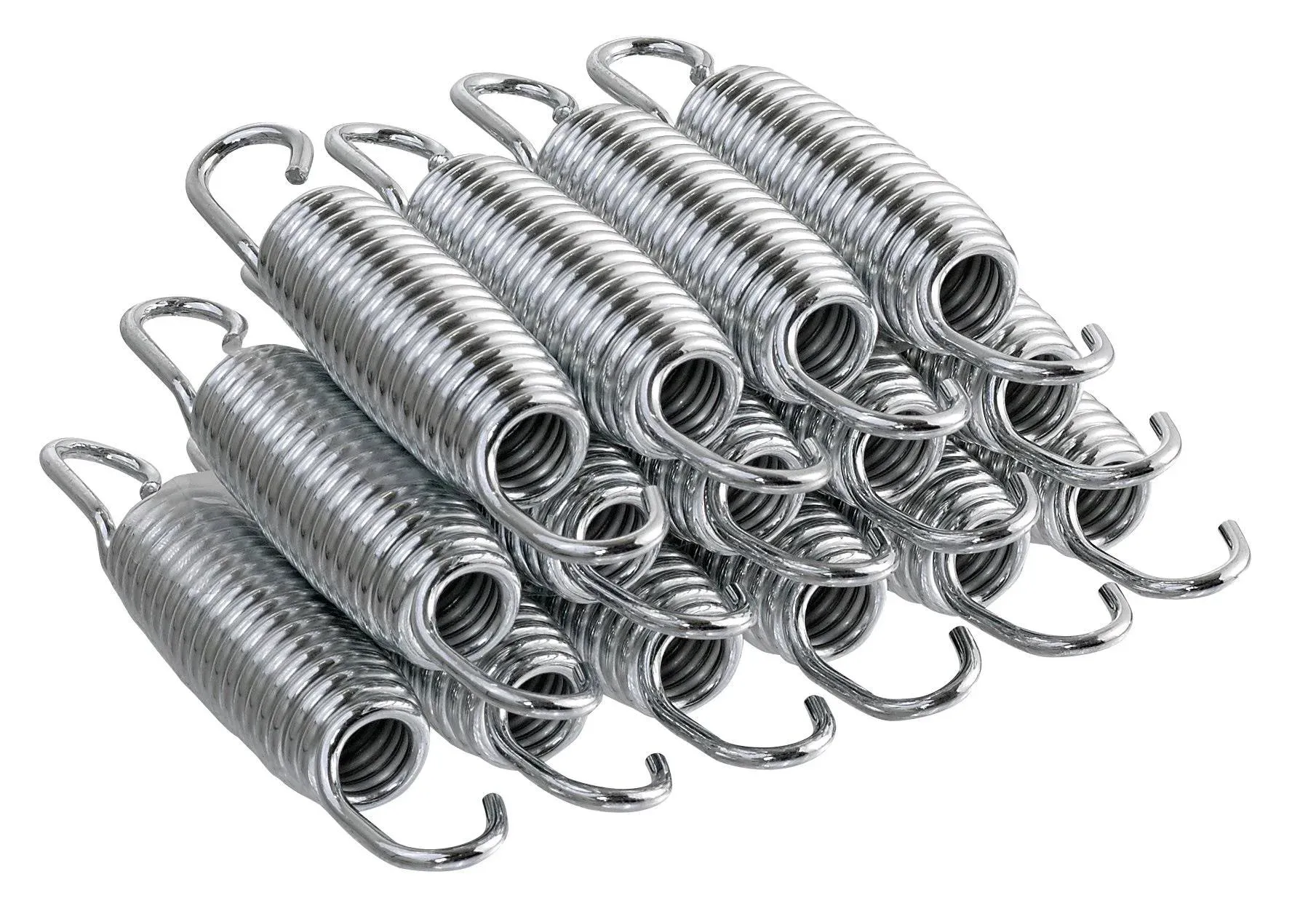 Upper Bounce Heavy Duty Galvanized Trampoline Springs - Set of 15, 4.5 in.