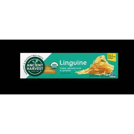 Ancient Harvest Organic Quinoa Pasta, Linguine, 8 Ounce (Pack of 12)