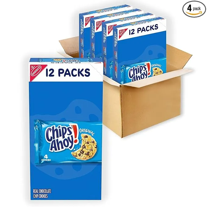 Chips Ahoy! Single Serve Cookies, 1.55 oz - Case of 48