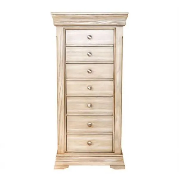 Hives and Honey "MALORY" Jewelry Armoire, Taupe Mist