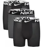 Nike Boys&#039; 3 Pack Logo Boxer Briefs - Black M