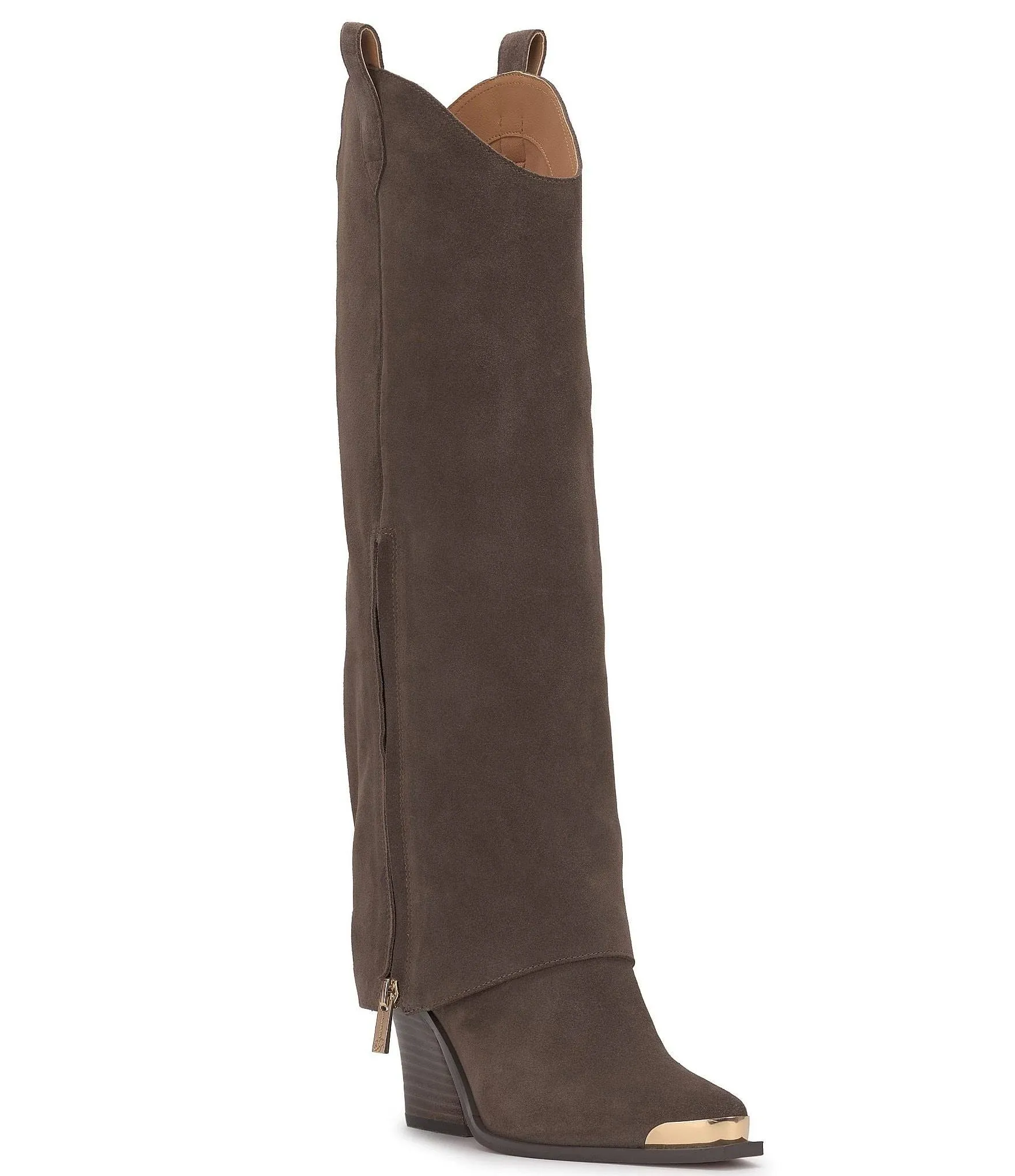 Jessica Simpson Astoli Foldover Western Tall Boots - 5.5M