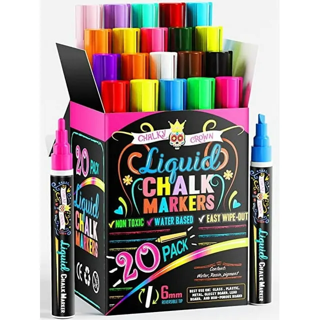 Chalky Crown Bold Chalk Markers