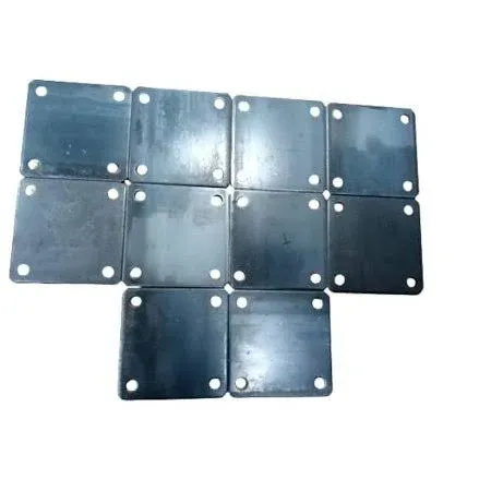 Weldandfabshop 10 Pcs of Hot Rolled Steel Base Plate 4" x 4" with 4 Holes and ...