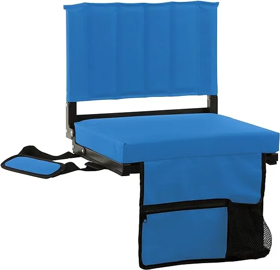 JST GAMEZ Stadium Seat for Bleachers with Back Support Bleacher Seat Stadium Seating for Bleachers Stadium Chair Includes Shoulder Straps Carry Handle and Cup Holder Choose Your StyleJST GAMEZ Stadium Seat for Bleachers with Back Support…