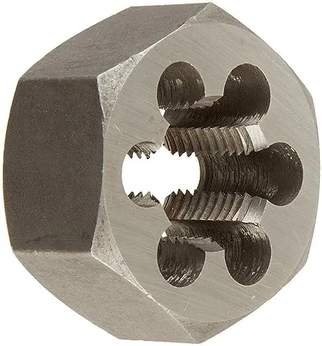 QUALTECH Drill America m33 X 2 Carbon Steel Hex Rethreading Die, DWT Series