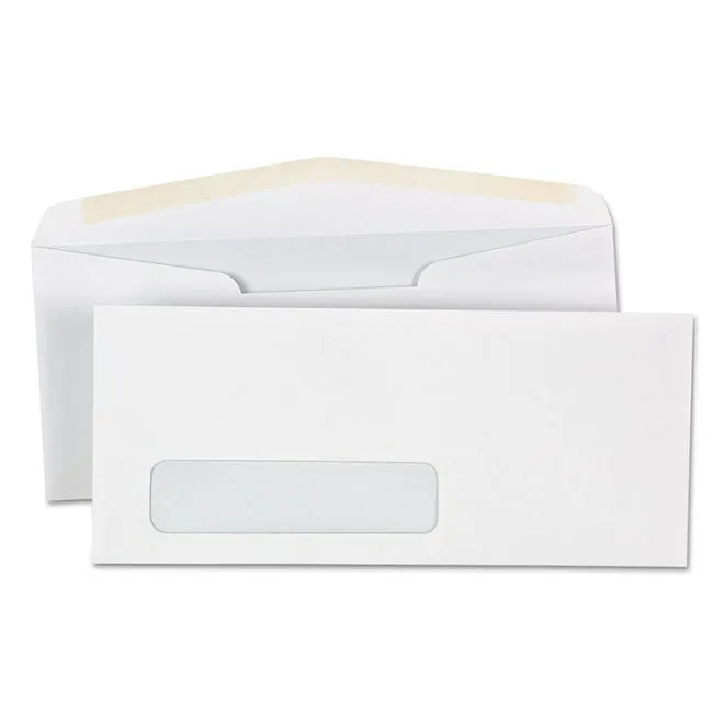 Universal UNV35211 Window Business Envelope, #10, 4-1/8 in. X 9-1/2, White (500/Box)