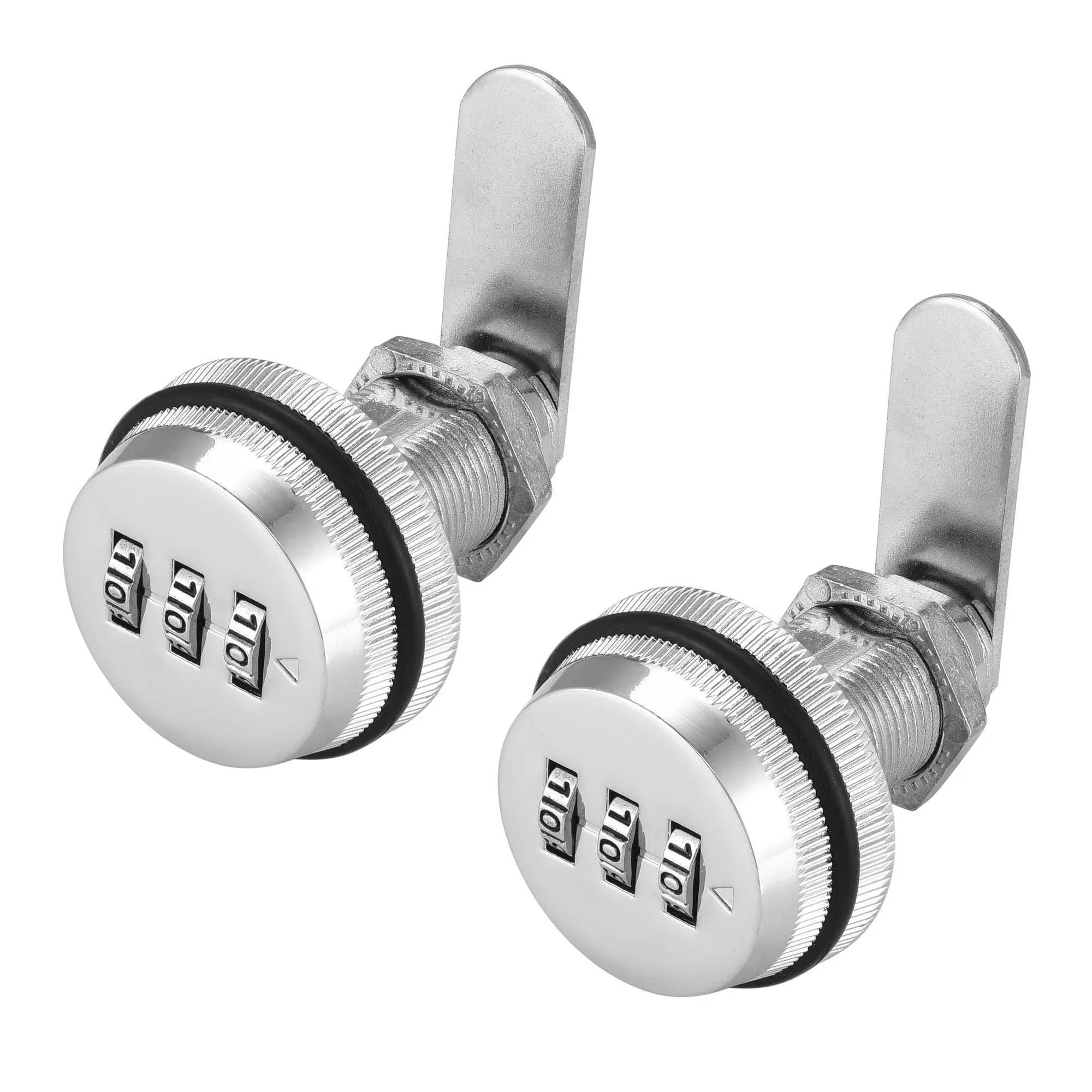 2 Pack Combination Cam Lock Password Coded Lock 3-Digit Security Cabinet Cam ...