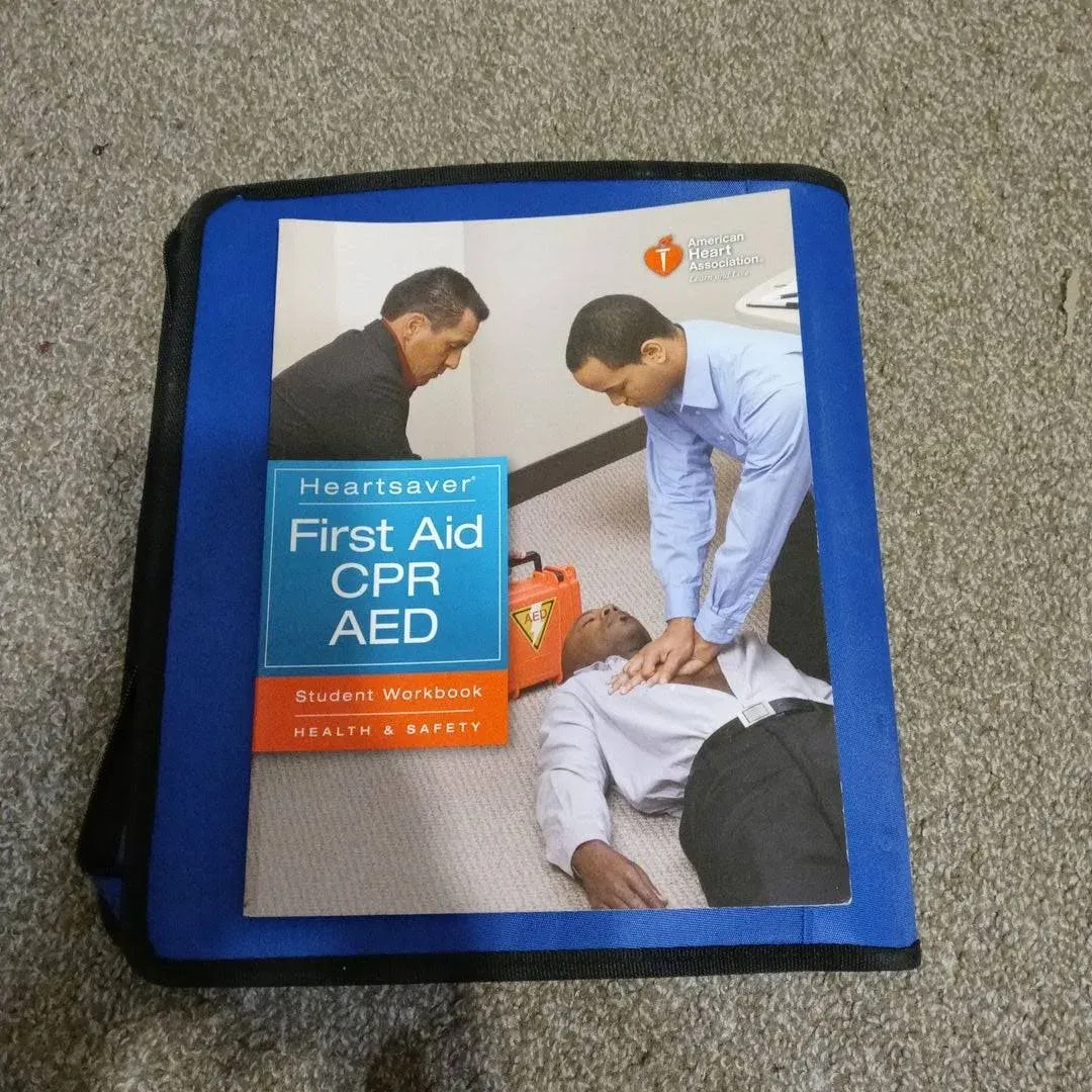 NEW Sealed Heartsaver First Aid CPR AED Student Workbook American Heart Associat