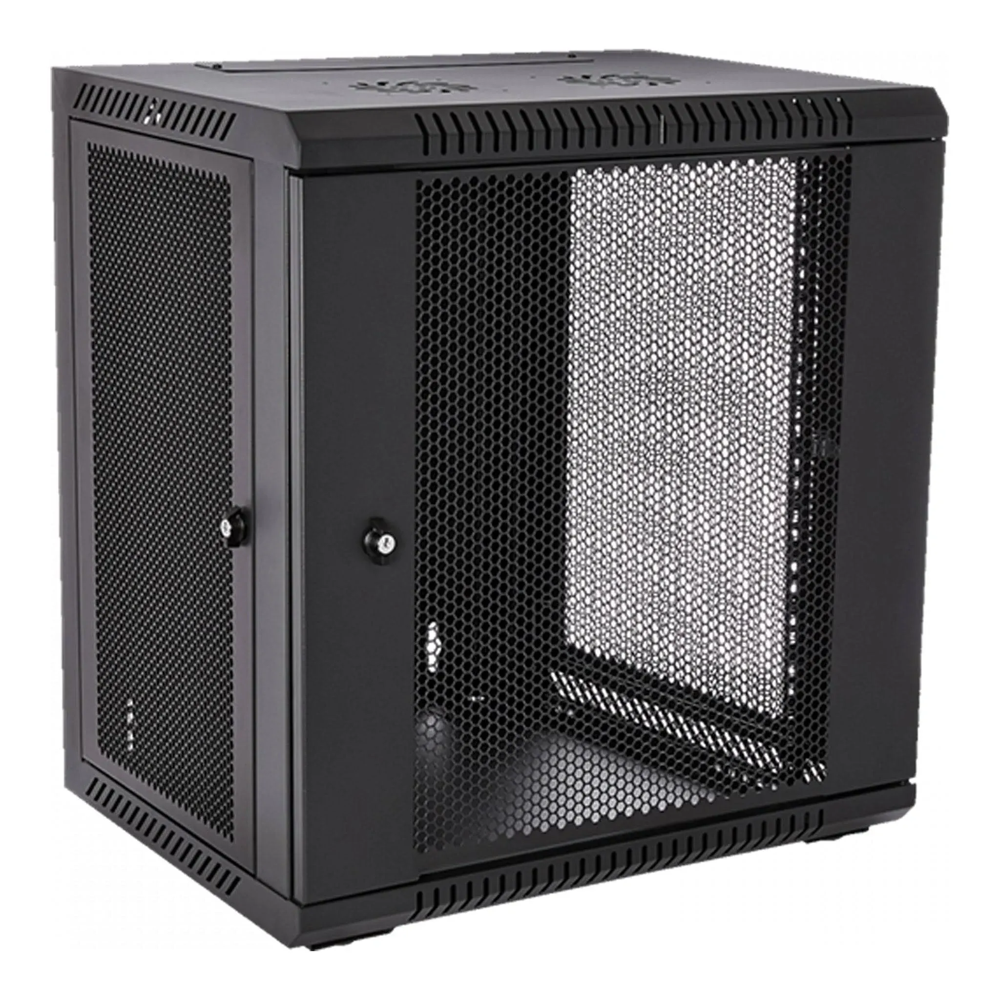 V7 RMWC12UV450-1N 12U Rack Wall Mount Vented Enclosure