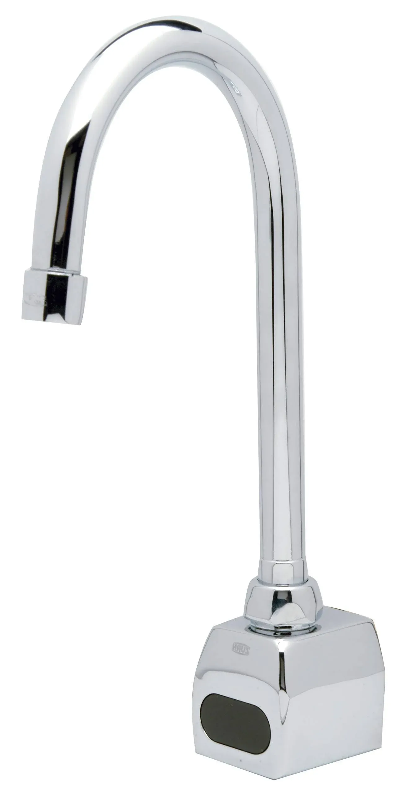 Sensor Single Hole Mount, 1 Hole Gooseneck Bathroom Faucet, Polished chrome