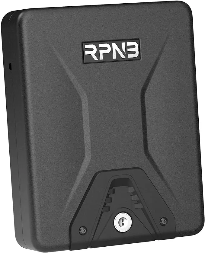 RPNB RP2001 Pistol Safe | 16 Gauge Carbon Steel Construction | Metal Key Lock