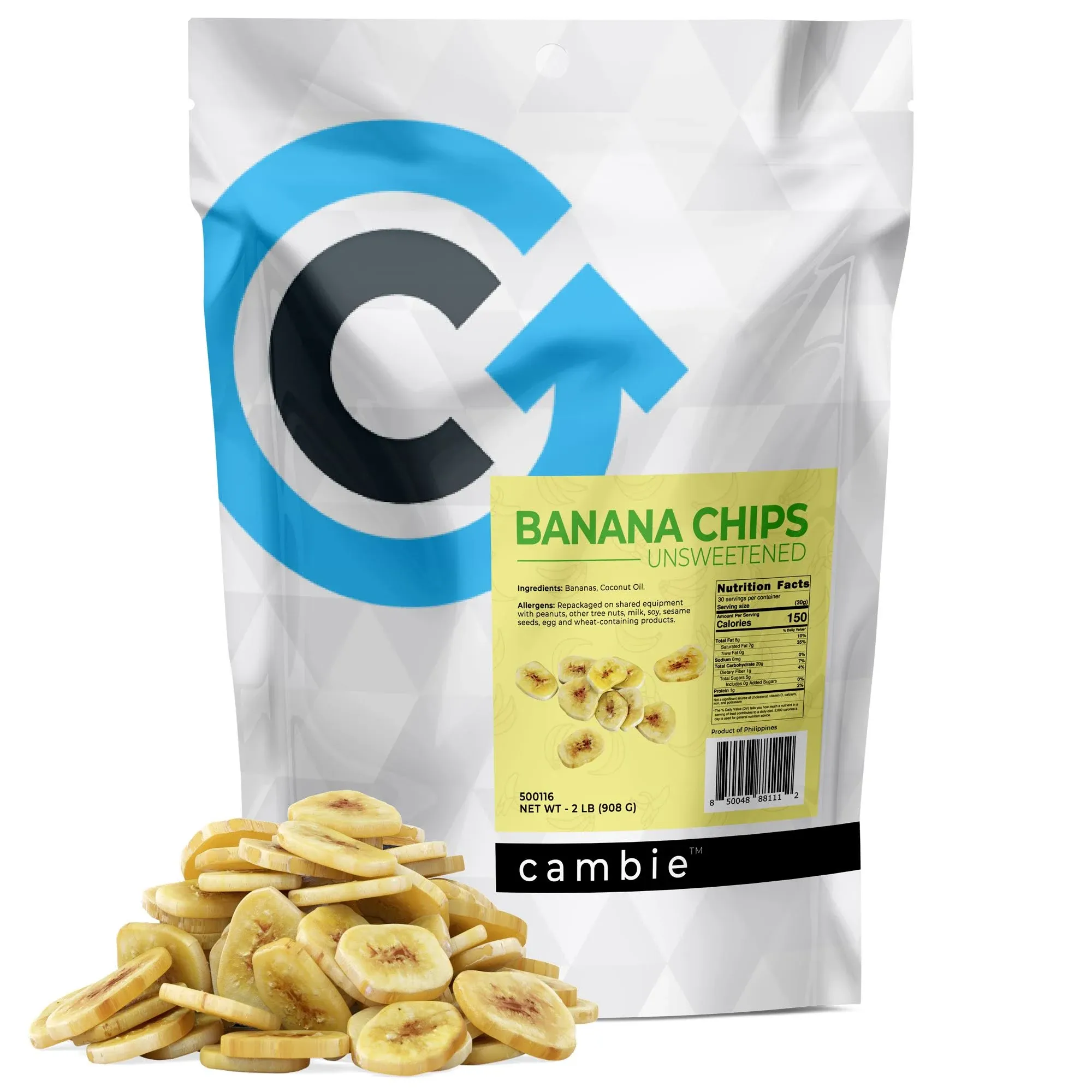 Cambie Unsweetened Banana Chips - 2 lb