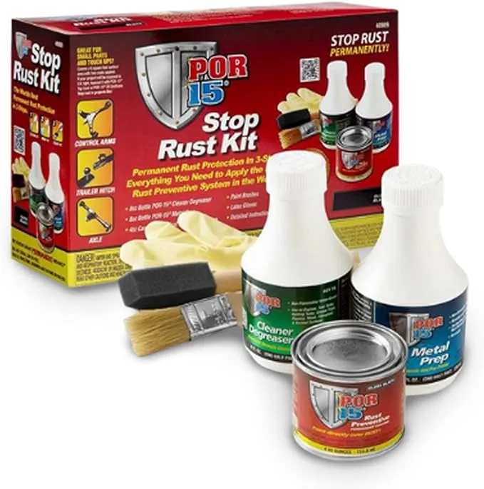 POR-15 Stop Rust Kit Black  P/N - 40909