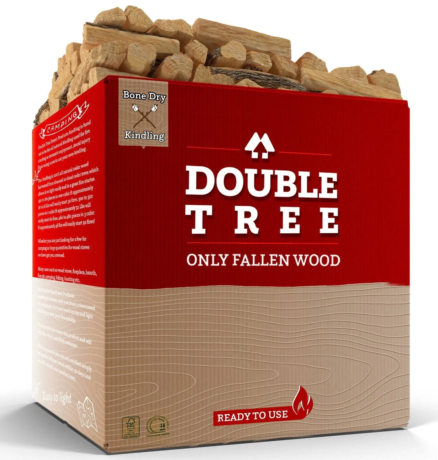 Double Tree Forest Products Fatwood-Kindling Bundle