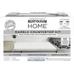 Rust-Oleum Home Countertop White Marble Satin Countertop Refinishing Kit