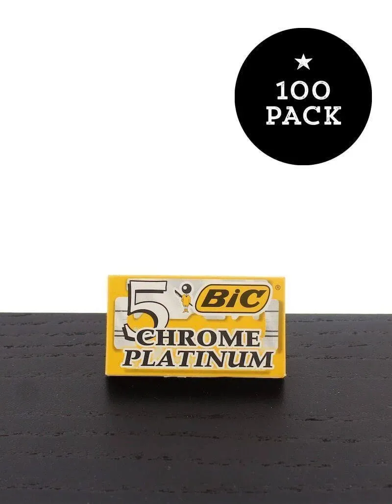 BIC Chrome Platinum Double Edge Blade - 100 Blades