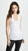 Essential Sleeveless U In White