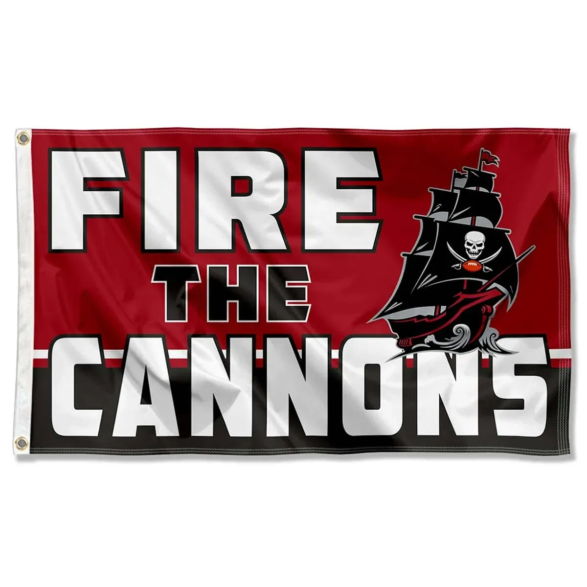 WinCraft Tampa Bay Buccaneers Fire The Cannons 3x5 Outdoor Flag