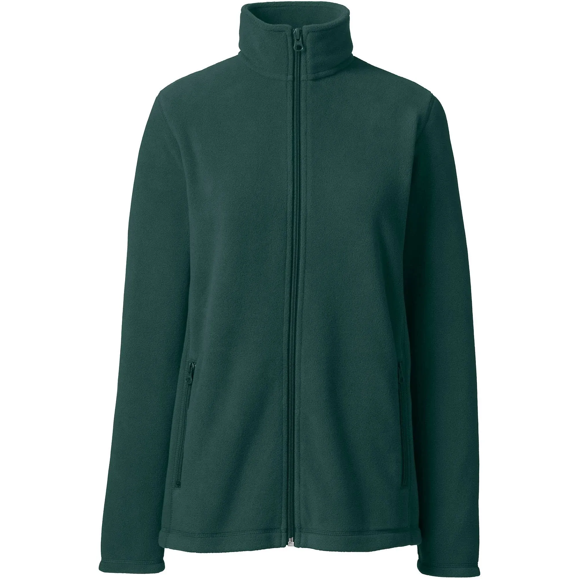 Lands' End Men's Full-Zip Mid-weight Fleece Jacket