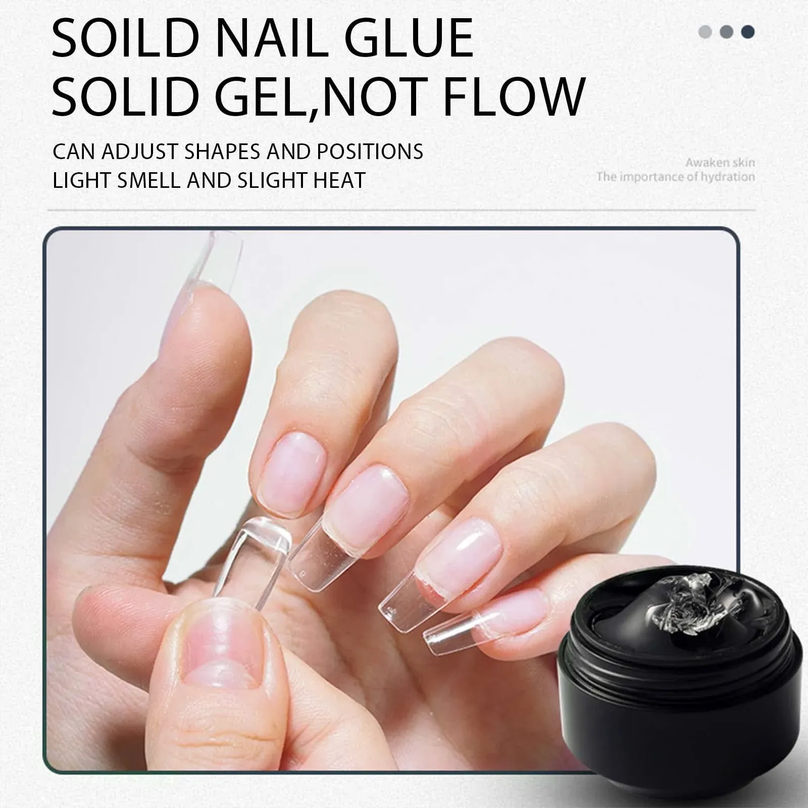 Makartt Solid Nail Gel Glue for Soft Gel Nail Tips