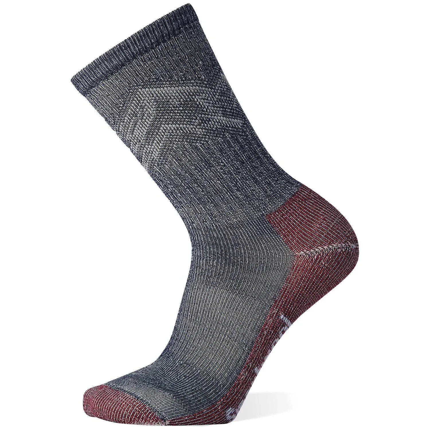 Smartwool Hike Classic Edition Light Cushion Mountain Pattern Crew Socks